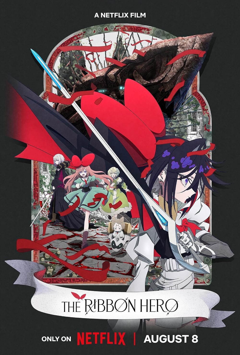The Ribbon Hero Netflix anime official poster
